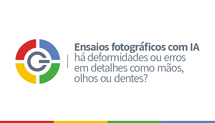 Ensaios fotográficos com IA há deformidades ou erros em detalhes como mãos, olhos ou dentes?